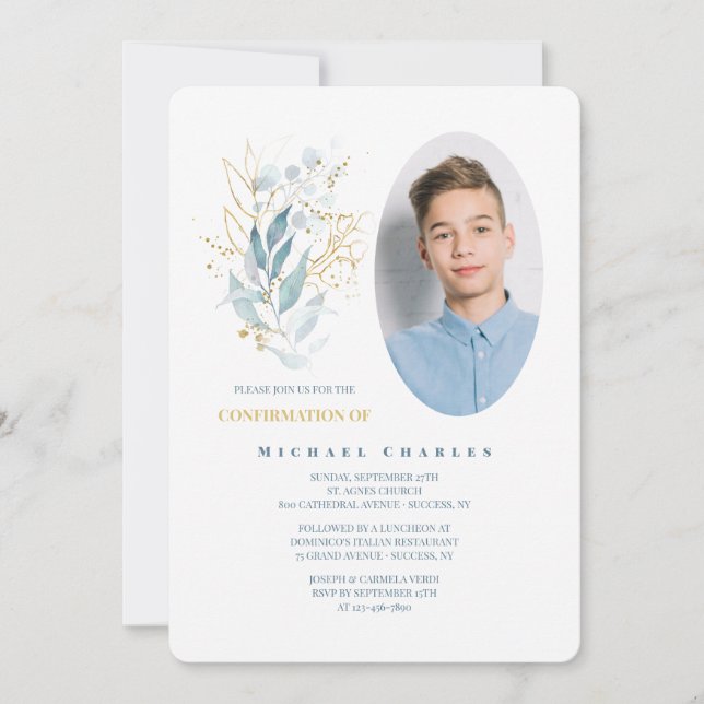 Örtsalongs Fotoinbjudan Inbjudningar (Framsida)