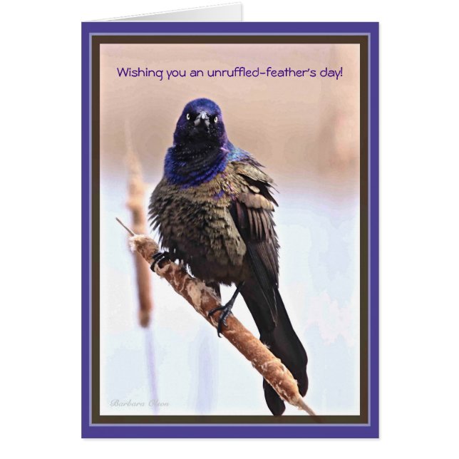 Oruffade ludderdagen hälsningskort (Framsidan)