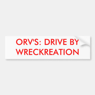 ORV: KÖR BYWRECKREATION BILDEKAL