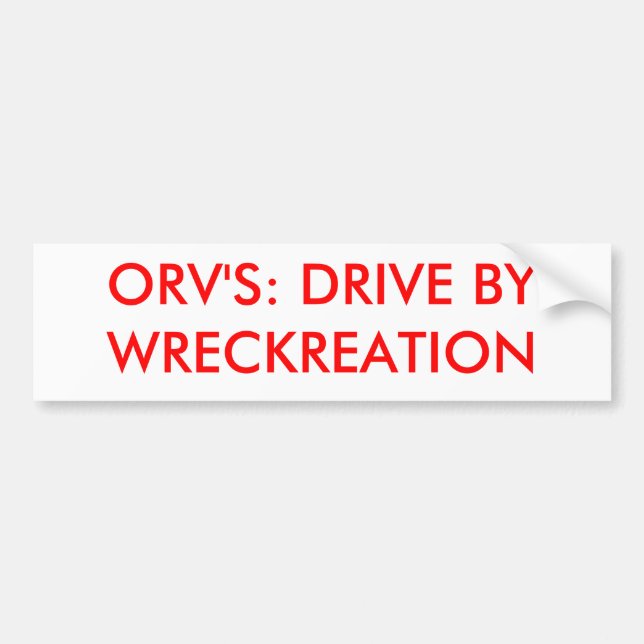 ORV: KÖR BYWRECKREATION BILDEKAL (Framsidan)