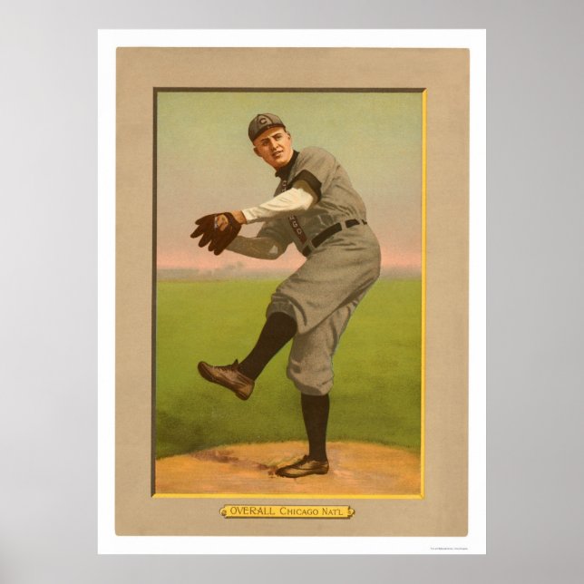 Orval Unge Baseball 1911 Poster (Framsidan)