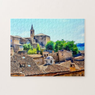 Orvieto Italien Hillside Pussel