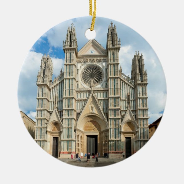 Orvieto, Italien Julgransprydnad Keramik (Framsidan)