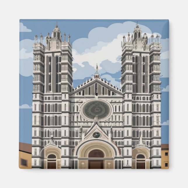 Orvieto, Italien Magnet (Framsidan)