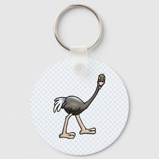 Orville Ostrich Nyckelring (Framsida)