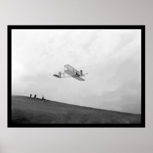 Orville som glider Kitty Hawk 1901 Poster