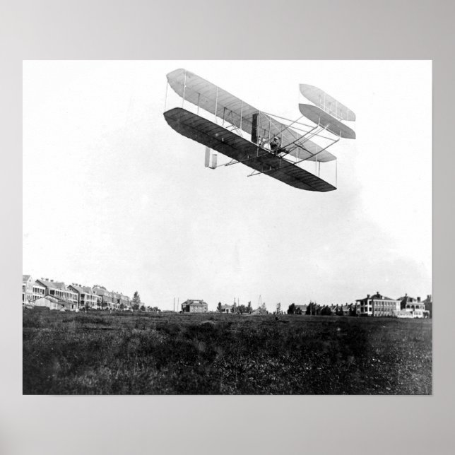 Orville Wright flyger i Fort Myer, september 1908 Poster (Framsidan)
