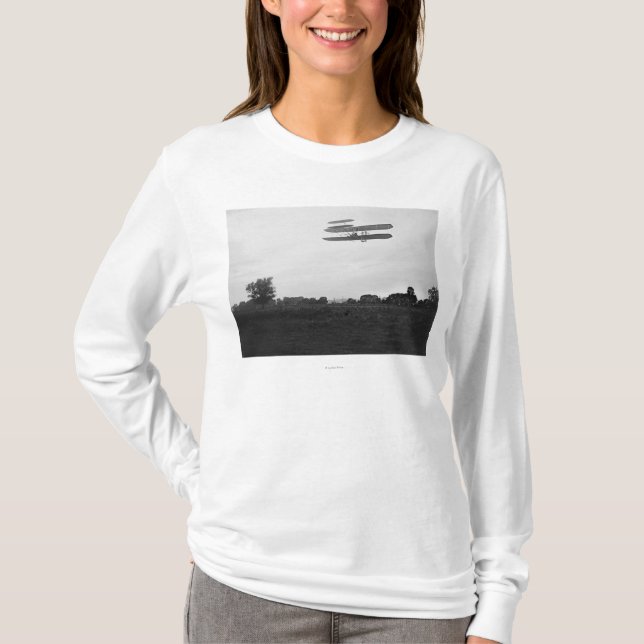 Orville Wright på flyg 41 på 60 fot - kick T Shirt (Framsida)