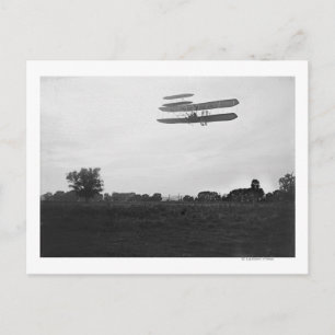 Orville Wright på flyg 41 vid 60 fot hög Vykort
