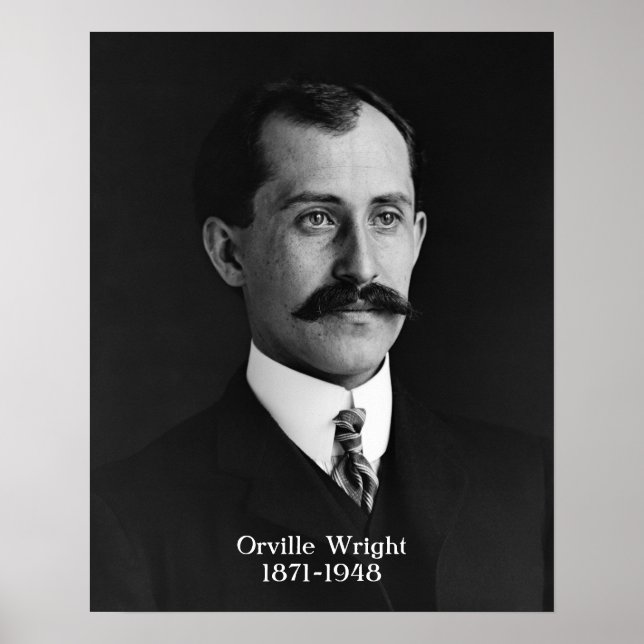 Orville Wright poster 16" x 20" (Framsidan)