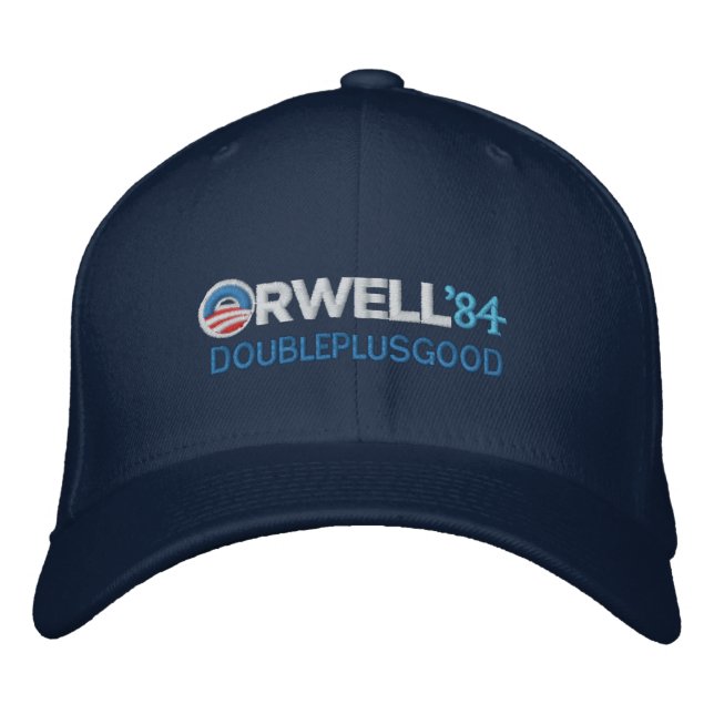 Orwell 1984 broderad keps (Framsida)