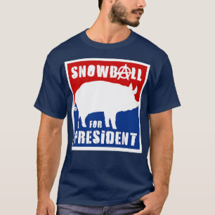 Orwell Animal Farm Snowball, president T Shirt
