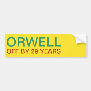 ORWELL AV VID 29 ÅR BILDEKAL