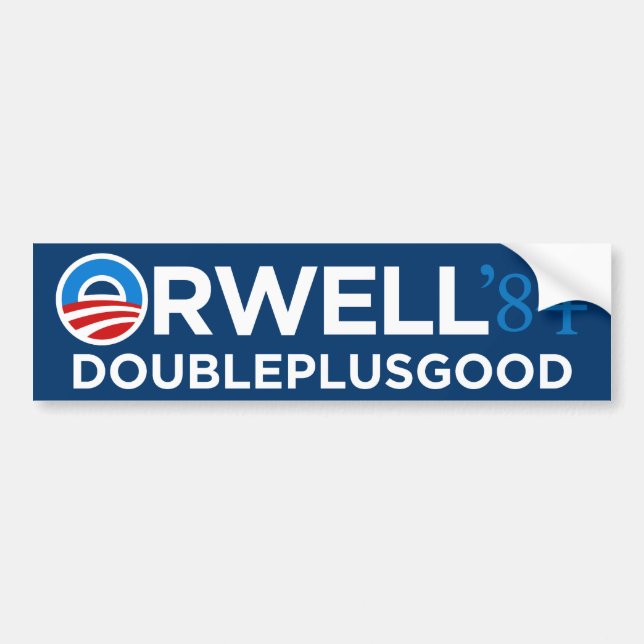 Orwell bildekal 1984 (Framsidan)