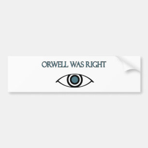 Orwell hade rätt bildekal