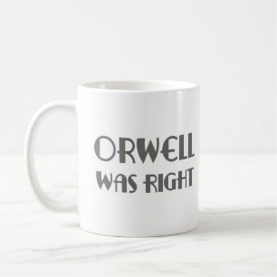orwell hade rätt kaffemugg