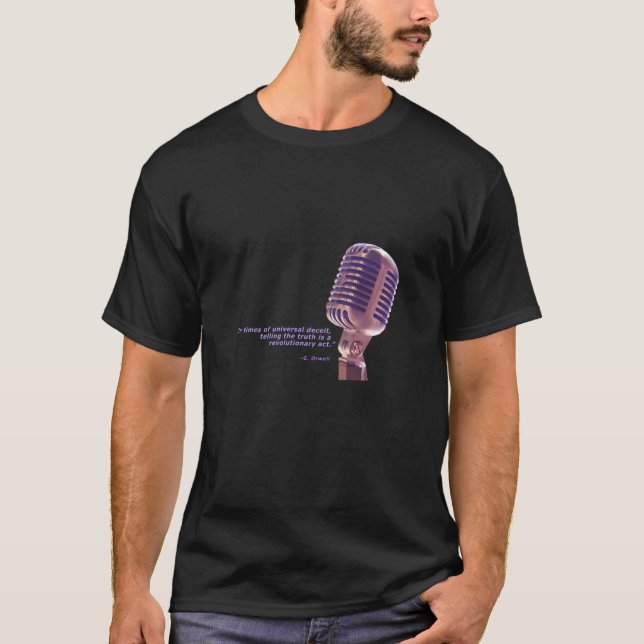 Orwell Quote T Shirt (Framsida)