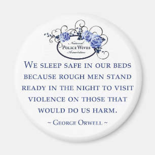 Orwell w/NPWA logotypmagnet Magnet
