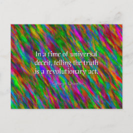 Orwellian Truth-vykort Vykort