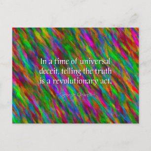 Orwellian Truth-vykort Vykort