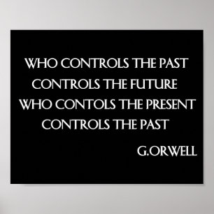 Orwells citat poster