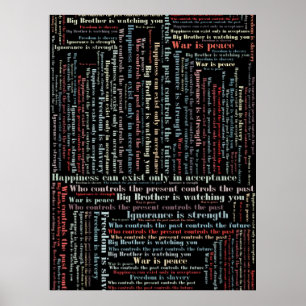 Orwells citat poster