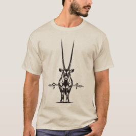 Oryx Antilop Afrikansk Wildlife Grafik T Shirt