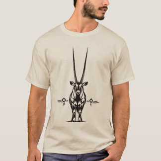 Oryx Antilop Afrikansk Wildlife Grafik T Shirt