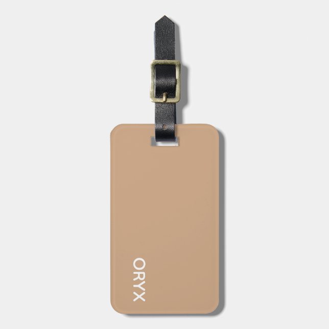 Oryx brun beige färgnamn bagagebricka (Vertikal Framsida)