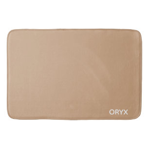 Oryx brunbeige färg namn badrumsmatta