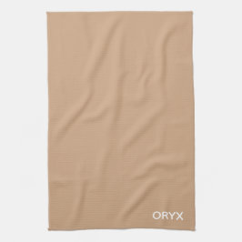 Oryx brunbeige färg namn kökshandduk