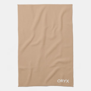 Oryx brunbeige färg namn kökshandduk