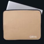 Oryx brunbeige färg namn laptop fodral<br><div class="desc">Oryx brunbeige färg namn</div>
