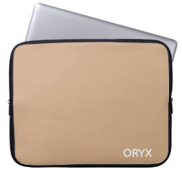 Oryx brunbeige färg namn laptop fodral