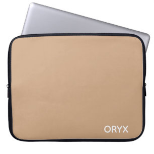 Oryx brunbeige färg namn laptop fodral