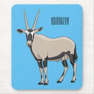 Oryx-illustration för tecknad musmatta