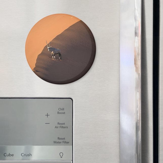Oryx på kant, Namibia Magnet (In Situ (Fridge))