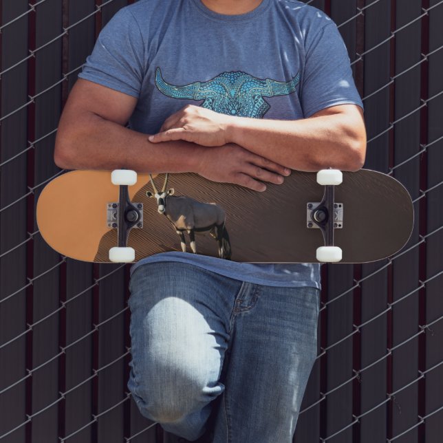 Oryx på kant, Namibia Mini Skateboard Bräda 18,5 Cm (Utomhus 3)
