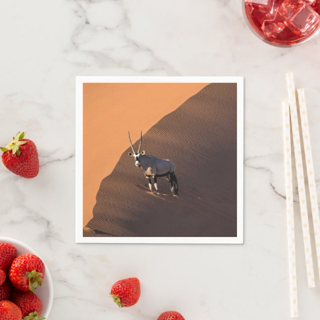 Oryx på kant, Namibia Pappersservett (Insitu)