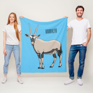 Oryx seriefigur illustration fleecefilt