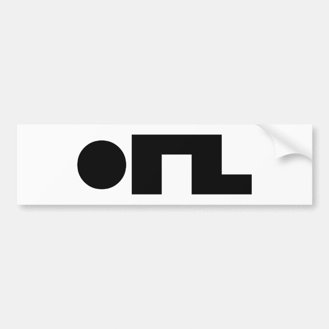 ORZ Emoticon Kaomoji Emoji Bildekal (Framsidan)