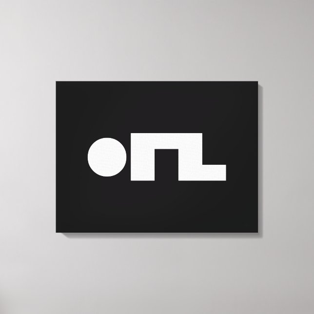 ORZ Emoticon Kaomoji Emoji Canvastryck (Framsida)