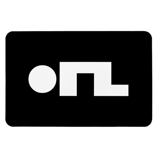 ORZ Emoticon Kaomoji Emoji Magnet (Horisontell)