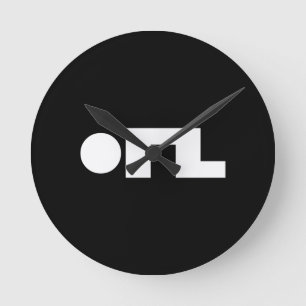 ORZ Emoticon Kaomoji Emoji Rund Klocka