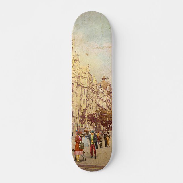 Os Aliados. Hamn. 1935 Mini Skateboard Bräda 18,5 Cm (Framsida)