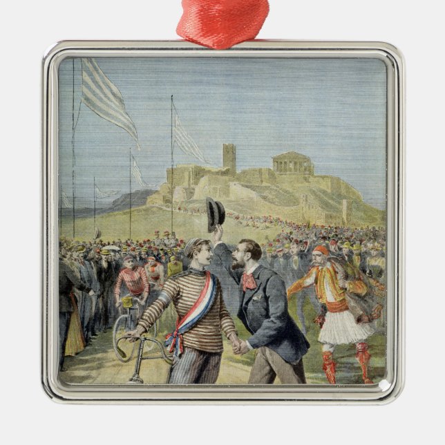 OS:en i Athens Julgransprydnad Metall (Framsidan)