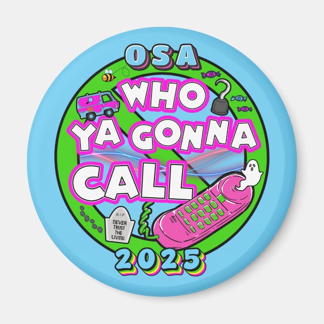 OSA 2025 Logotyp Magnet (Framsidan)