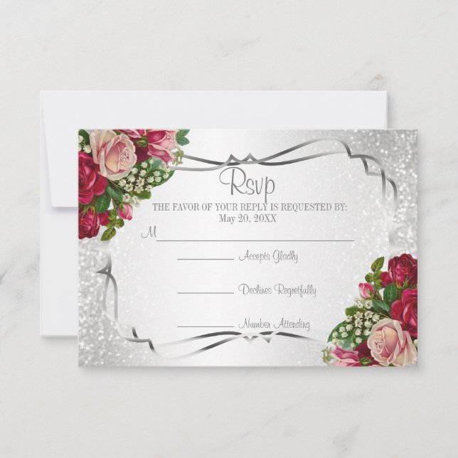 OSA 25:e Silver-årsdagen Kort (Framsida)