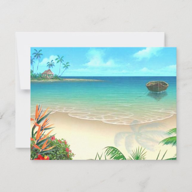 OSA-2 Exotic Beach utan vellum OSA Kort (Framsida)