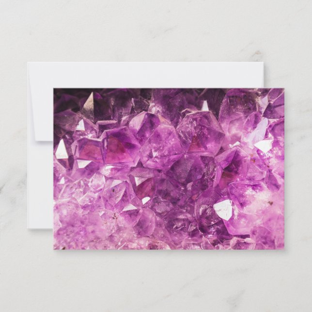 OSA Amethyst Gemstone Image Shiny and Sparkly (Framsida)
